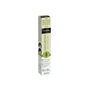 NATURTINT plaukų šaknų maskuoklis (dark brown), 10 ml