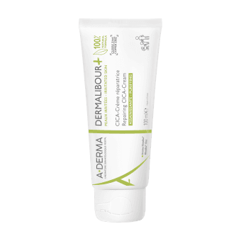 A-DERMA intensyvaus poveikio atkuriamasis veido ir kūno kremas DERMALIBOUR+CICA, 100 ml