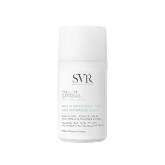 SVR antiperspirantas su probiotikais jautriai odai SPIRIAL ROLL-ON, 50 ml