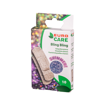 EUROCARE pleistrų rinkinys BLING BLING, 10 vnt.