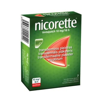 NICORETTE INVISIPATCH, 10mg/16h, transderminis pleistras, N7