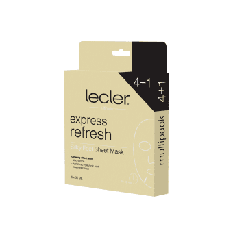 LECLER greito poveikio lakštinės veido kaukės EXPRESS REFRESH (4+1 vnt.), 5 vnt.