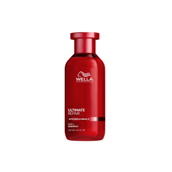 WELLA PROFESSIONALS intensyvaus poveikio šampūnas pažeistiems plaukams ULTIMATE REPAIR STEP 1, 250 ml