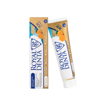 ROYAL DENTA dantų pasta JEJU visapusiškai burnos priežiūrai, citrusų skonio, 130 g