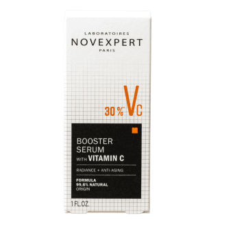 NOVEXPERT koncentruotas, stangrinamasis veido serumas su stabilizuotu vitaminu C (30%), 30 ml