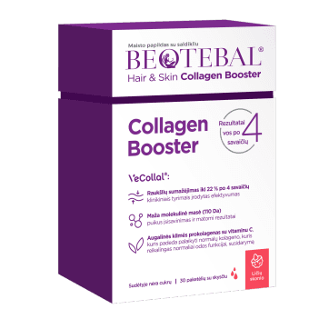 BEOTEBAL Hair & Skin Collagen Booster, 30 paketėlių