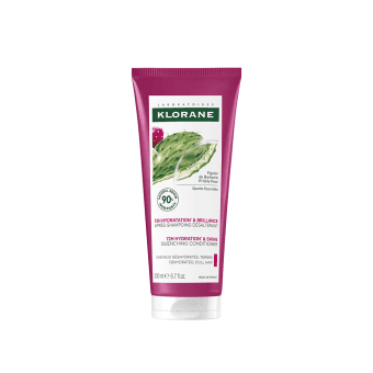 KLORANE 72 val. drėkinantis ir blizgesio suteikiantis apsauginis kondicionierius PRICKLY PEAR, 200 ml