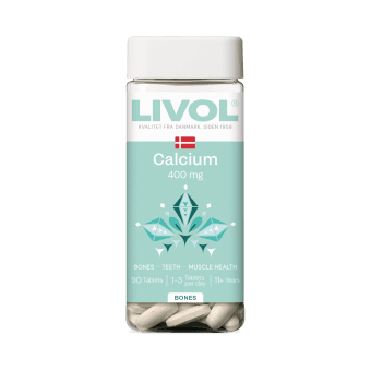 LIVOL Calcium 400 mg, 90 dengtų tablečių