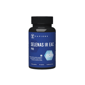 SAPIENS selenas ir EAC PRO, 90 tablečių