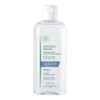 DUCRAY raminamasis šampūnas sudirgusiai galvos odai SENSINOL, 200 ml