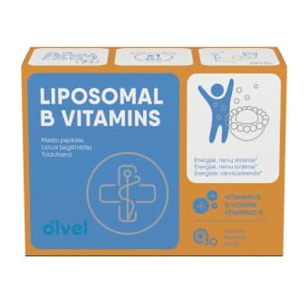Olvel, liposominiai B grupės vitaminai, 30 Kapsulės