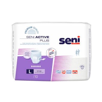 SENI ACTIVE sauskelnės-kelnaitės PLUS LARGE, 10 vnt.