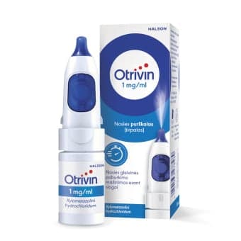 Otrivin, 1mg/ml, 10 ml, nosies lašai, tirpalas, N1