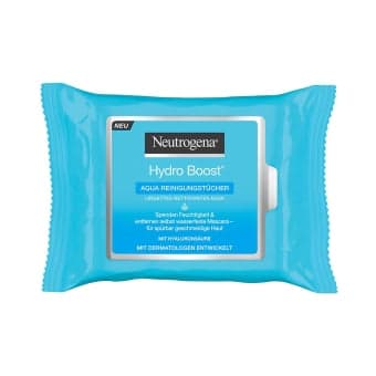 NEUTROGENA drėkinamosios servetėlės veidui valyti HYDRO BOOST, 25 vnt.