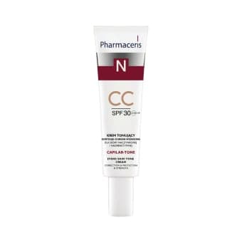 PHARMACERIS N atspalvį suteikiantis CC kremas CAPILAR-TONE, SPF 30, 40 ml