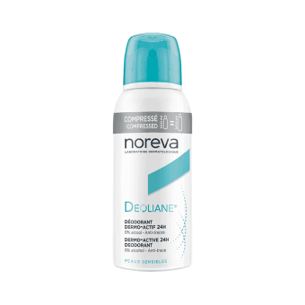 NOREVA 24 val. veikiantis purškiamas dezodorantas DEOLIANE, 100 ml