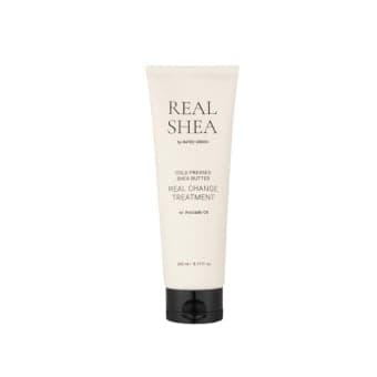 REAL SHEA Maitinanti kaukė plaukams “Cold Pressed Shea Butter Real Change Treatment”, 240 ml