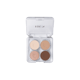 IDUN Minerals mineraliniai 4 spalvų akių šešėliai Nejlika Nr. 4409, 4 g, 4 g