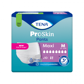 TENA sauskelnės kelnaitės PANTS MAXI, M dydis, 10 vnt.