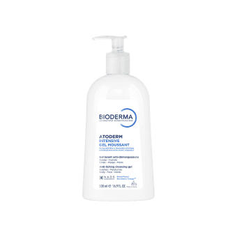 BIODERMA gelinis putojantis prausiklis sudirgusiai, atopiškai odai ATODERM INTENSIVE GEL MOUSSANT, 500 ml