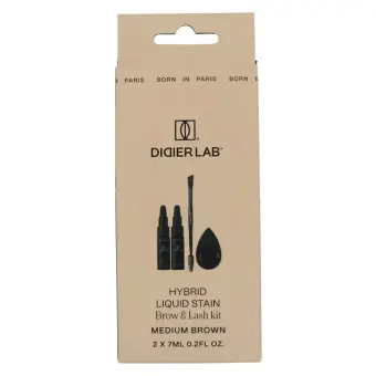 DIDIER LAB maitinamasis antakių ir blakstienų dažymo rinkinys, 2x7ml, 14 ml