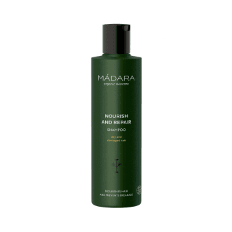 MADARA šampūnas sausiems ir pažeistiems plaukams, 250 ml
