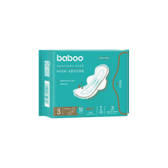 BABOO higieniniai paketai, 10 vnt, 3 dydis, 10 vnt.