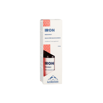 NORDAID purškiamas geležies papildas IRON SPRAY, 5mg, 30 ml