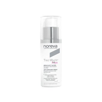NOREVA  serumas pigmentuotai odai TRIO WHITE MÉLA, 30 ml