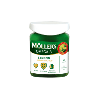 MÖLLER'S STRONG VITAMIN D, 60 kapsulių