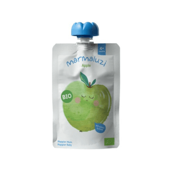 MARMALUZI ekologiška obuolių tyrelė, 4 mėn., LT-EKO-001, 90 g
