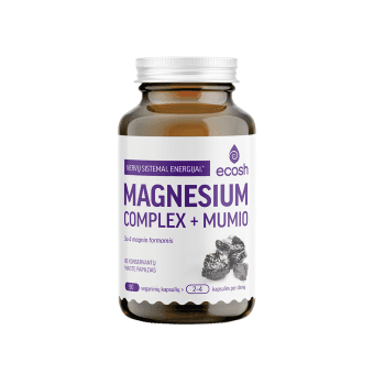ECOSH Magnesium complex + Mumio, 90 Kapsulės