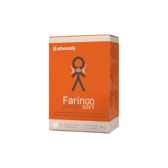 FARINGOSOFT, 20 pastilių
