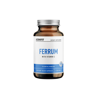 ICONFIT geležis su  vitaminu C (diglicinatas), 20 MG, 90 kapsulių