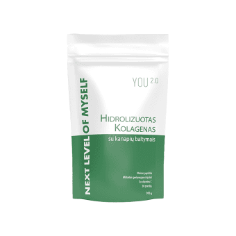 YOU 2.0 hidrolizuotas kolagenas su kanapių baltymais, 300 g