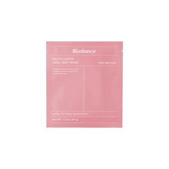 BIODANCE lakštinė veido kaukė su kolagenu, BIO-COLLAGEN REAL DEEP MASK, 1 vnt., 34 g
