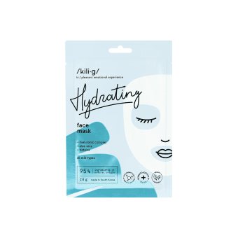 KILIG HYDRATING lakštinė veido kaukė, 28 g