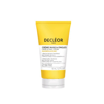 DECLÉOR rankų ir nagų odelių kremas HAND & NAIL CREAM WHITE MAGNOLIA, 50 ml