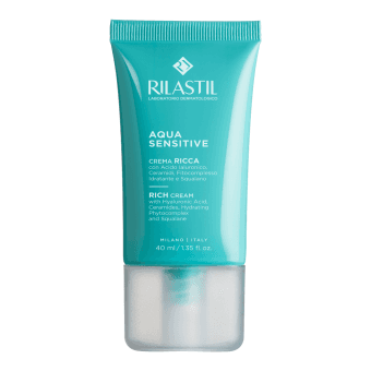 RILASTIL AQUA SENSITIVE RICH maitinamasis veido kremas, 40 ml