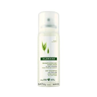KLORANE sausas šampūnas su avižų pieneliu, 50 ml