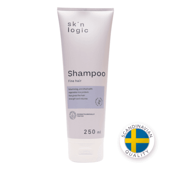 SKIN LOGIC apimties suteikiantis šampūnas normaliems ir ploniems plaukams, 250 ml