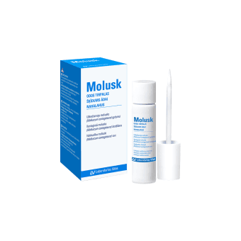 Molusk 10 % odos tirpalas, 3 g