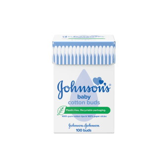 JOHNSON'S BABY medvilniniai ausų krapštukai, 100 vnt.