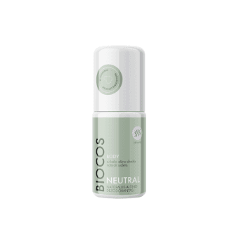 BIOCOS natūralus alūno dezodorantas NEUTRAL, bekvapis, 60 ml