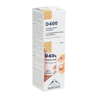 NORDAID purškiklis su kokosų aliejumi  D400 SPRAY BABIES, 30 ml