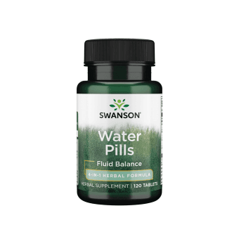 SWANSON WATER PILLS, 120 tablečių
