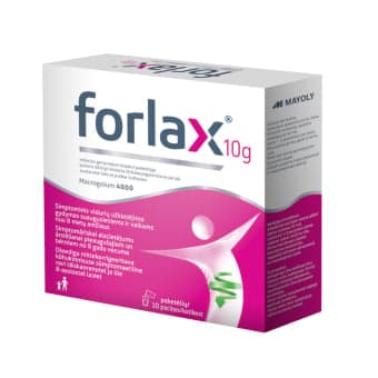 Forlax, milteliai geriamajam tirpalui paketėlyje, N10