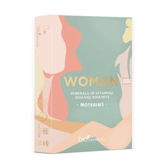 BIOFARMACIJA maisto papildų rinkinys moterims WOMAN, 1 vnt.
