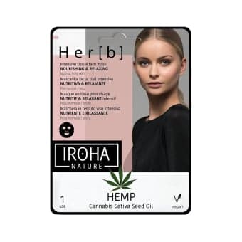 IROHA veido kaukė su kanapių sėklų aliejumi, 20 g