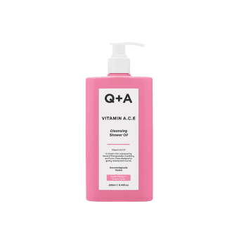 Q+A prausiamasis dušo aliejus, 250 ml